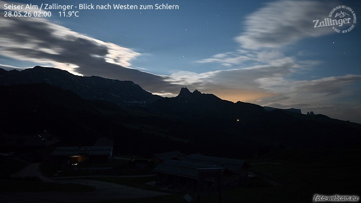 Archived image Webcam Almgasthof Zallinger