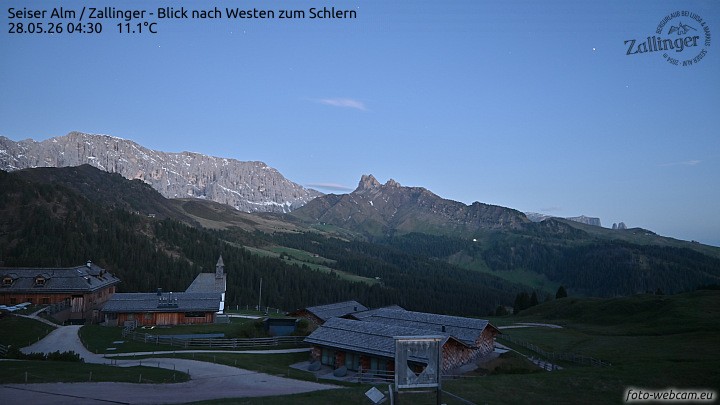 Archiv Foto Webcam Almgasthof Zallinger (Dolomiten)