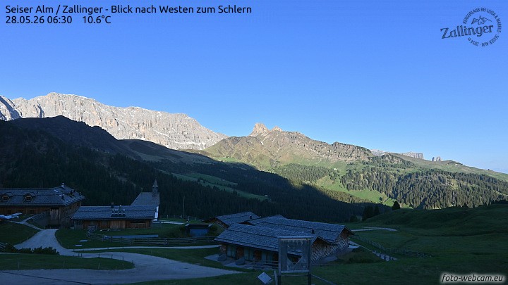 Archiv Foto Webcam Almgasthof Zallinger (Dolomiten)