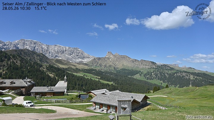 Archived image Webcam Almgasthof Zallinger