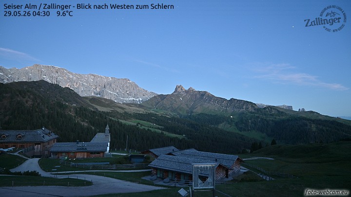 Archiv Foto Webcam Almgasthof Zallinger (Dolomiten)