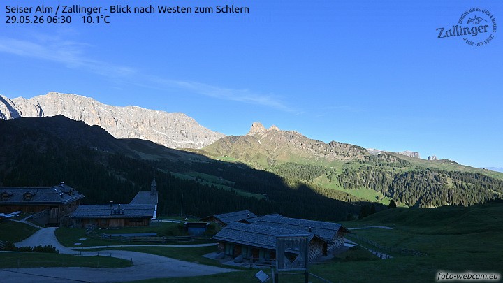 Archiv Foto Webcam Almgasthof Zallinger (Dolomiten)