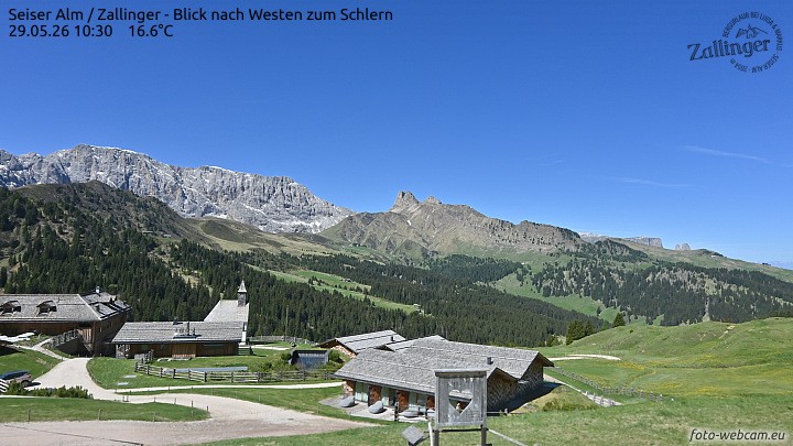Archiv Foto Webcam Almgasthof Zallinger (Dolomiten)