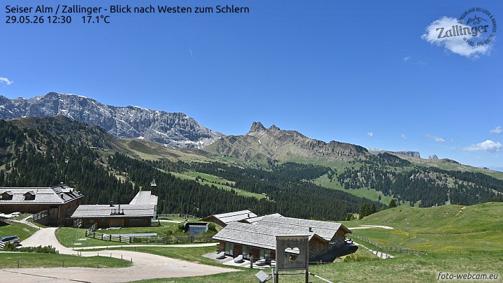 Archiv Foto Webcam Almgasthof Zallinger (Dolomiten)