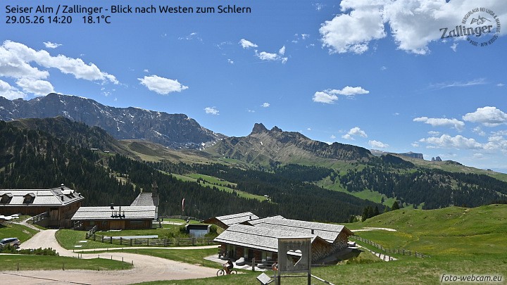 Archiv Foto Webcam Almgasthof Zallinger (Dolomiten)