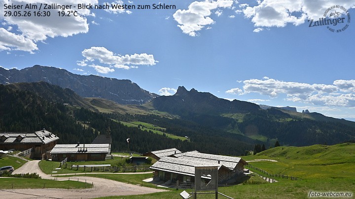 Archiv Foto Webcam Almgasthof Zallinger (Dolomiten)