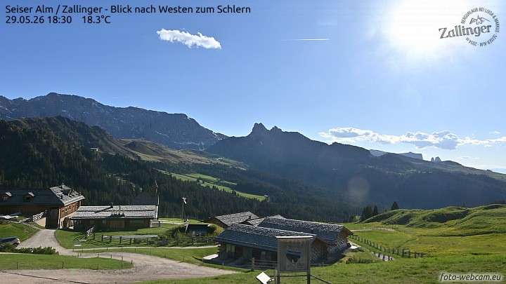 Archiv Foto Webcam Almgasthof Zallinger (Dolomiten)