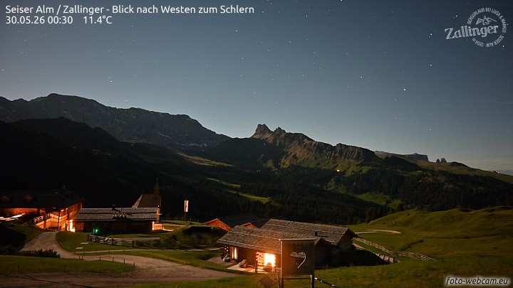 Archiv Foto Webcam Almgasthof Zallinger (Dolomiten)