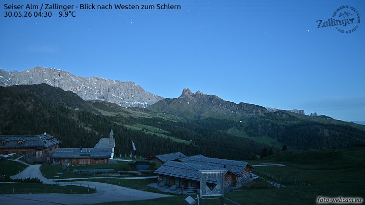 Archiv Foto Webcam Almgasthof Zallinger (Dolomiten)