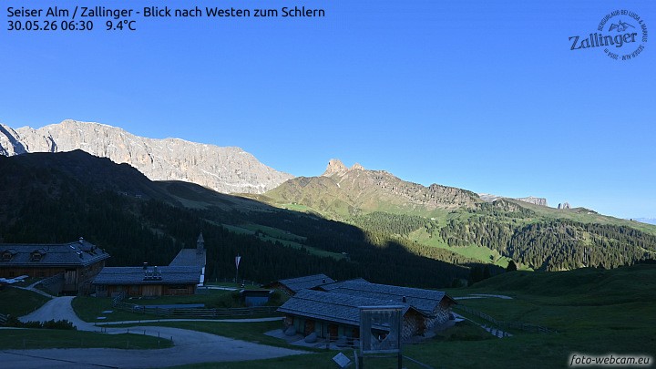 Archiv Foto Webcam Almgasthof Zallinger (Dolomiten)