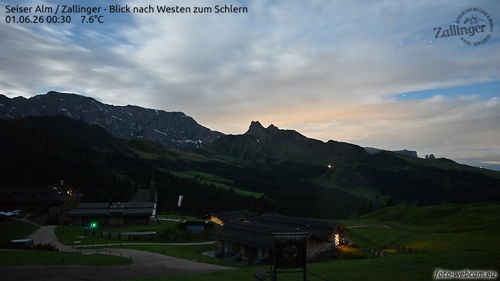 Archiv Foto Webcam Almgasthof Zallinger (Dolomiten)
