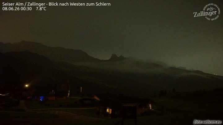 Archiv Foto Webcam Almgasthof Zallinger (Dolomiten)