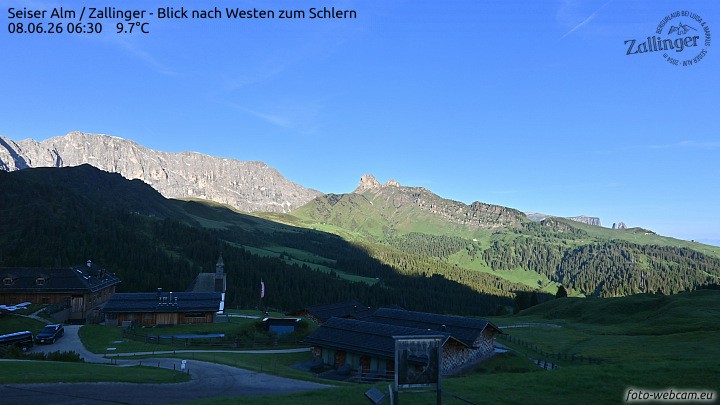 Archiv Foto Webcam Almgasthof Zallinger (Dolomiten)
