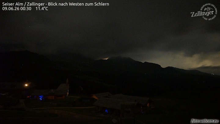 Archiv Foto Webcam Almgasthof Zallinger (Dolomiten)