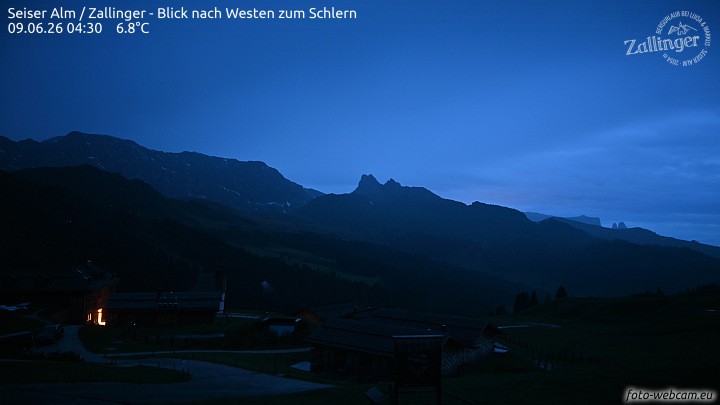 Archiv Foto Webcam Almgasthof Zallinger (Dolomiten)
