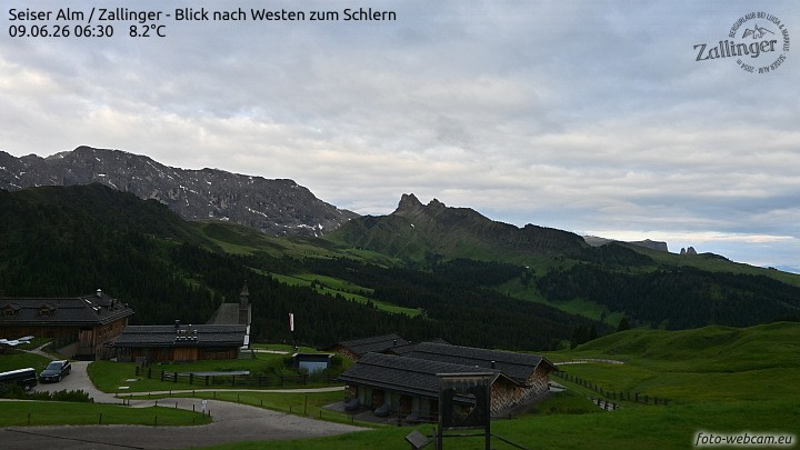 Archiv Foto Webcam Almgasthof Zallinger (Dolomiten)