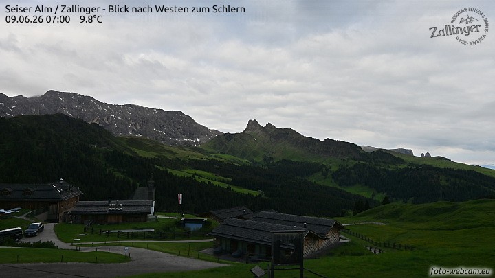 Archiv Foto Webcam Almgasthof Zallinger (Dolomiten)