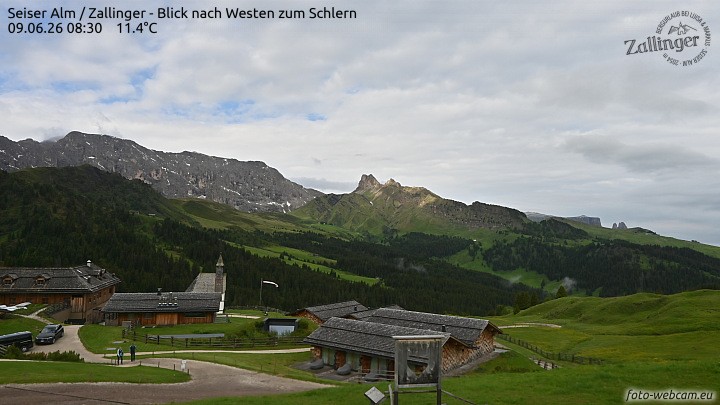Archiv Foto Webcam Almgasthof Zallinger (Dolomiten)