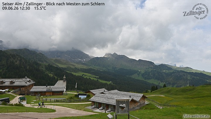 Archiv Foto Webcam Almgasthof Zallinger (Dolomiten)
