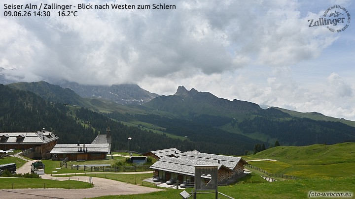 Archiv Foto Webcam Almgasthof Zallinger (Dolomiten)