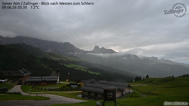 Archiv Foto Webcam Almgasthof Zallinger (Dolomiten)