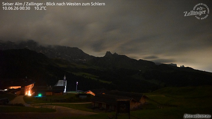 Archiv Foto Webcam Almgasthof Zallinger (Dolomiten)