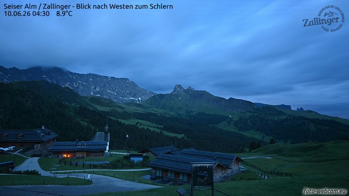 Archiv Foto Webcam Almgasthof Zallinger (Dolomiten)