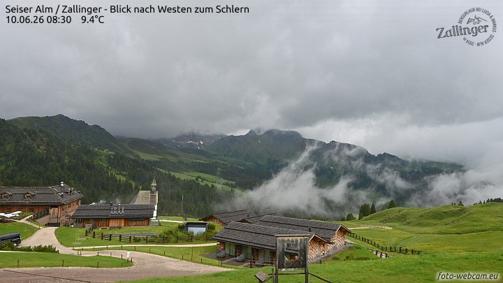 Archiv Foto Webcam Almgasthof Zallinger (Dolomiten)