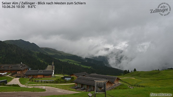 Archiv Foto Webcam Almgasthof Zallinger (Dolomiten)