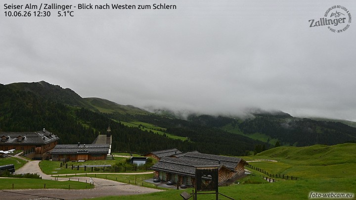 Archiv Foto Webcam Almgasthof Zallinger (Dolomiten)