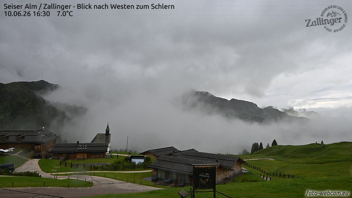 Archiv Foto Webcam Almgasthof Zallinger (Dolomiten)