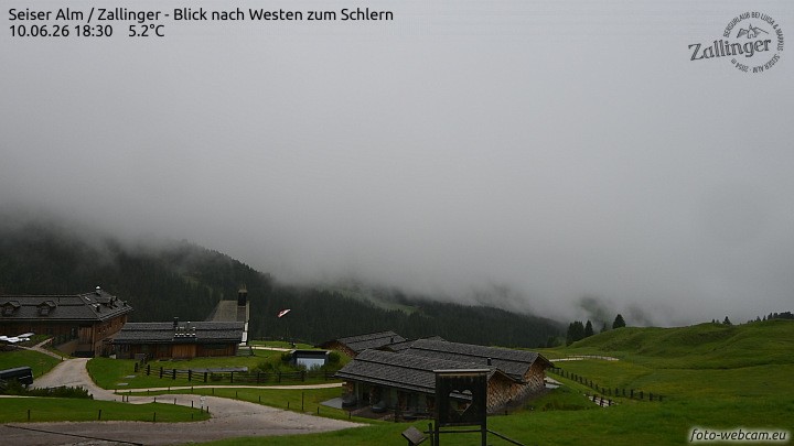 Archiv Foto Webcam Almgasthof Zallinger (Dolomiten)