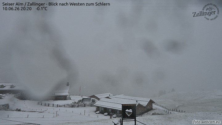 Archiv Foto Webcam Almgasthof Zallinger (Dolomiten)