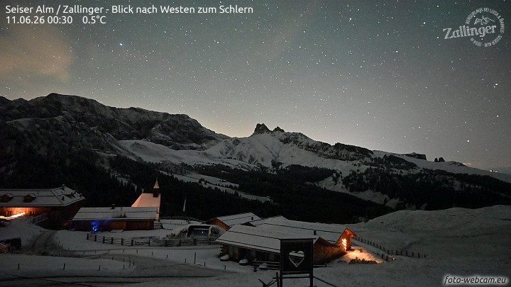 Archiv Foto Webcam Almgasthof Zallinger (Dolomiten)