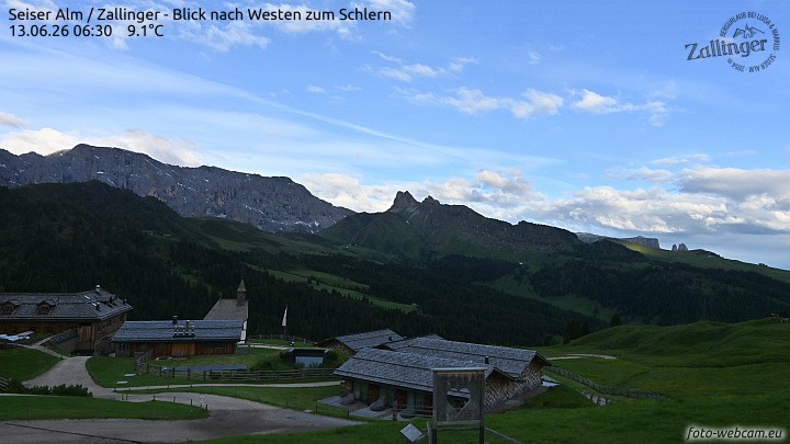 Archiv Foto Webcam Almgasthof Zallinger (Dolomiten)