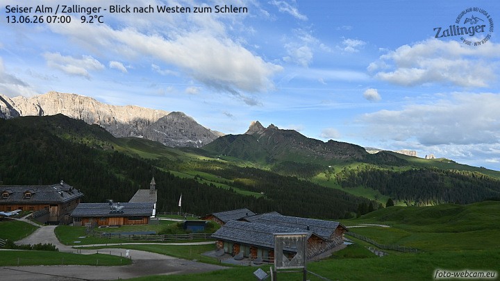 Archiv Foto Webcam Almgasthof Zallinger (Dolomiten)
