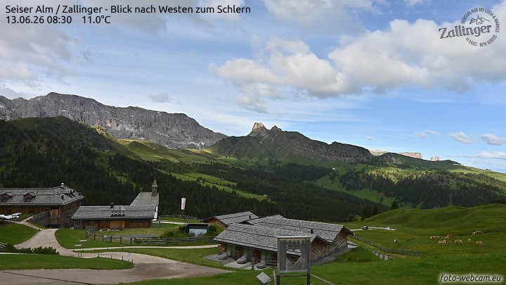 Archiv Foto Webcam Almgasthof Zallinger (Dolomiten)