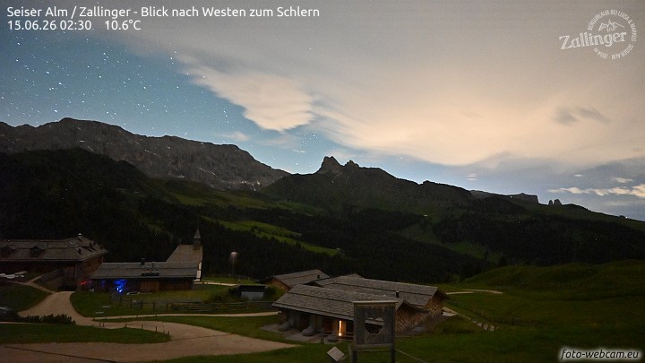 Archiv Foto Webcam Almgasthof Zallinger (Dolomiten)