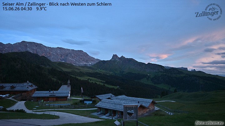 Archiv Foto Webcam Almgasthof Zallinger (Dolomiten)