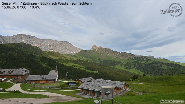 Archiv Foto Webcam Almgasthof Zallinger (Dolomiten)