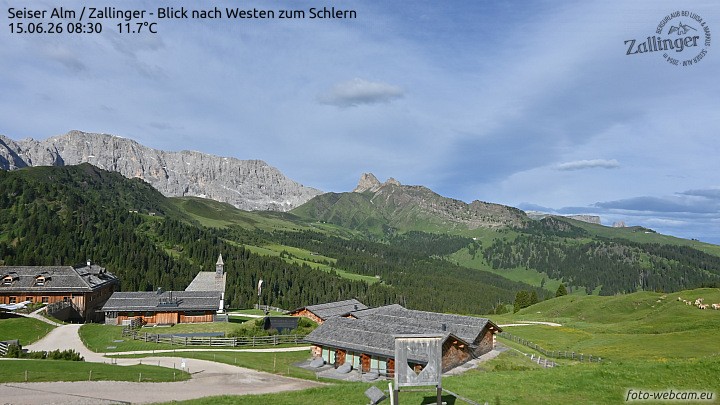 Archiv Foto Webcam Almgasthof Zallinger (Dolomiten)