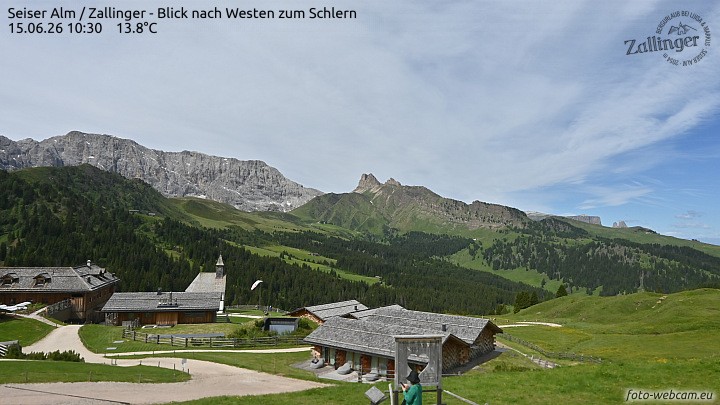 Archiv Foto Webcam Almgasthof Zallinger (Dolomiten)