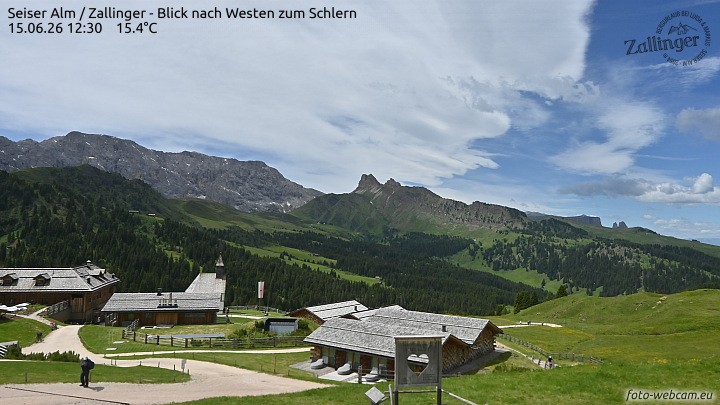Archiv Foto Webcam Almgasthof Zallinger (Dolomiten)