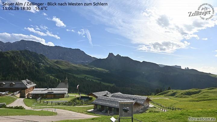 Archiv Foto Webcam Almgasthof Zallinger (Dolomiten)