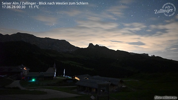 Archiv Foto Webcam Almgasthof Zallinger (Dolomiten)