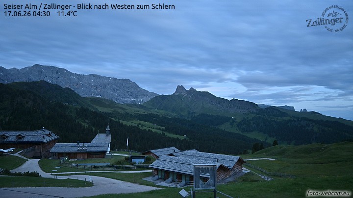 Archiv Foto Webcam Almgasthof Zallinger (Dolomiten)