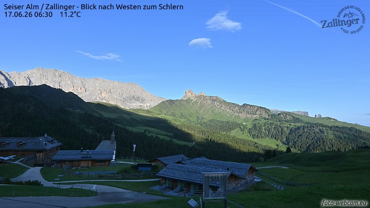 Archiv Foto Webcam Almgasthof Zallinger (Dolomiten)
