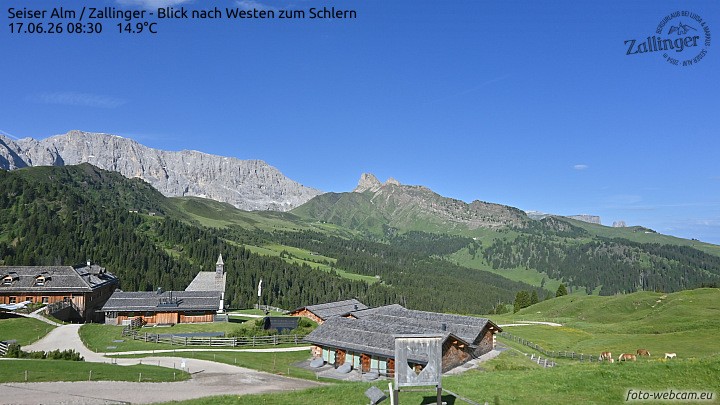 Archiv Foto Webcam Almgasthof Zallinger (Dolomiten)