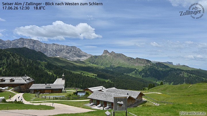 Archiv Foto Webcam Almgasthof Zallinger (Dolomiten)
