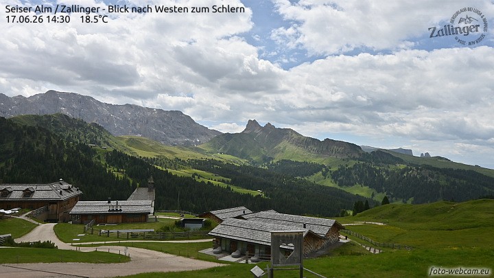 Archiv Foto Webcam Almgasthof Zallinger (Dolomiten)